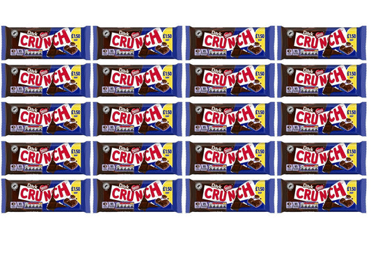 20 x Nestle Crunch Dark Bar - 100GM