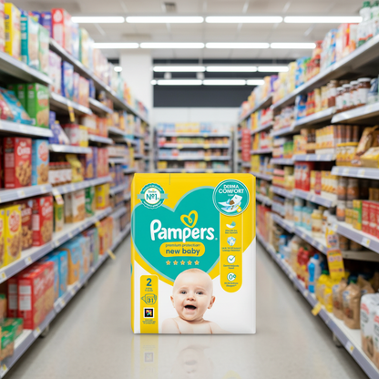 4 x Pampers New Baby Size 2 31 Pack