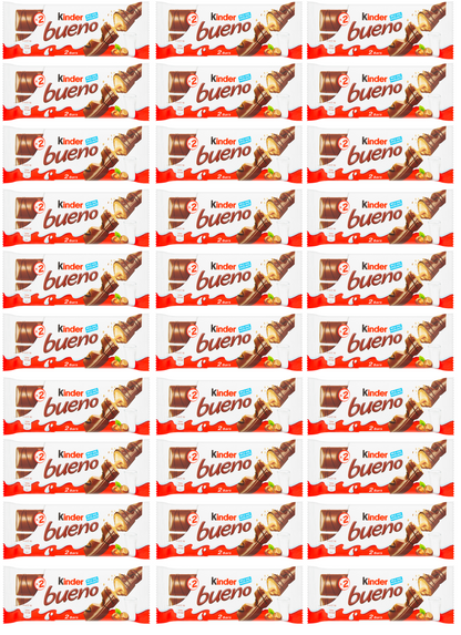 30 x Kinder Bueno Bar Milk Choc 43Gm