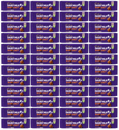 48 x Cadbury Wholenut Std Irish - 53Gm