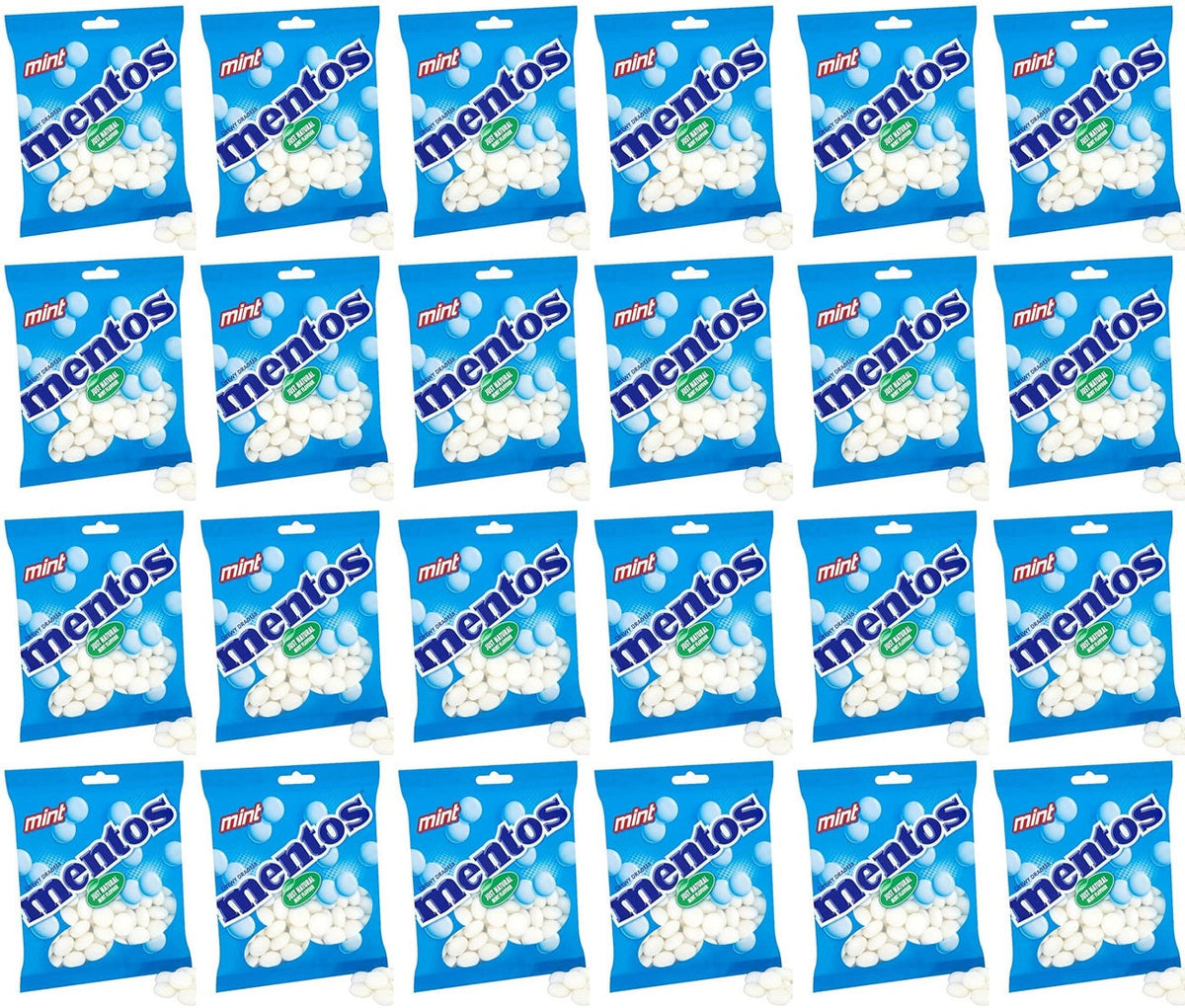 24 x Mentos Mint Bag  - 150GM
