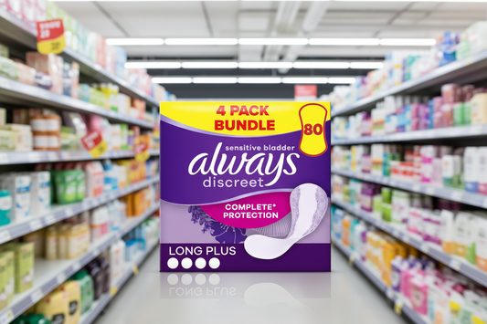 4 x Always Discreet Liners Plus  - 20 PACK