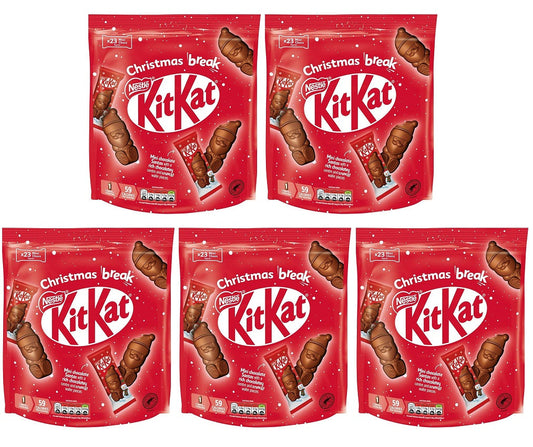 5 x Kitkat Santa Large Pouch - 264GM