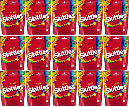 15 X Skittles Fruits Pouch 136G