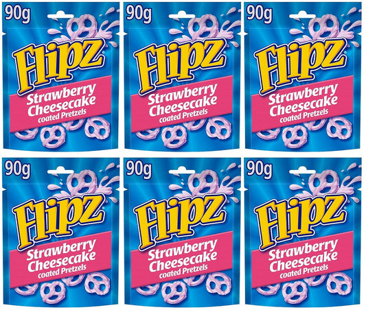 6 x Flipz Strawberry Cheesecake - 90GM