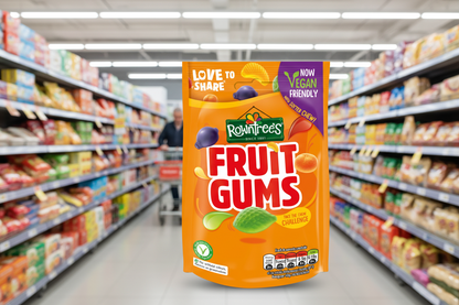 10 x Rowntree Fruit Gums Pouch 150G