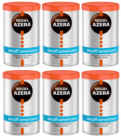 6 X Nescafe Azera Americano Decaff 90G