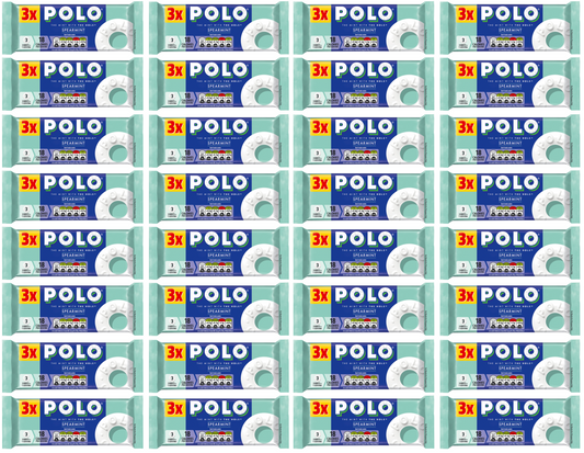 32 x Polo Spearmint 3pk - 102GM