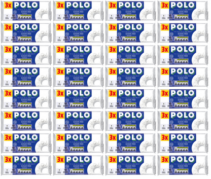 32 x Polo Sugar Free 3pk - 100GM