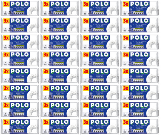 32 x Polo Sugar Free 3pk - 100GM
