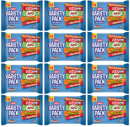 12 x Nestle Variety Mixed 5pk - 218GM