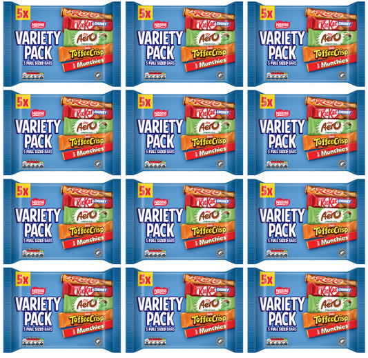 12 x Nestle Variety Mixed 5pk - 218GM