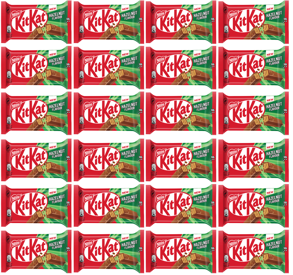 24 x Kitkat 4 Finger Hazelnut - 41.5GM