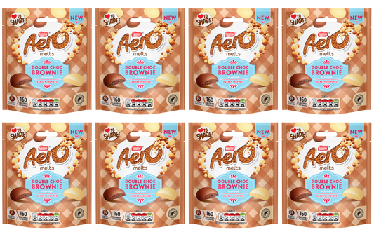 8 x Aero Melts Brownie Pouch - 86G