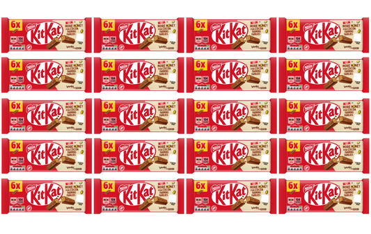 20 x Kitkat 2 Finger Milk 6pk - 124GM