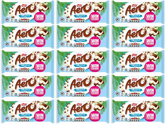 15 x Aero Milk Coconut Block - 90GM