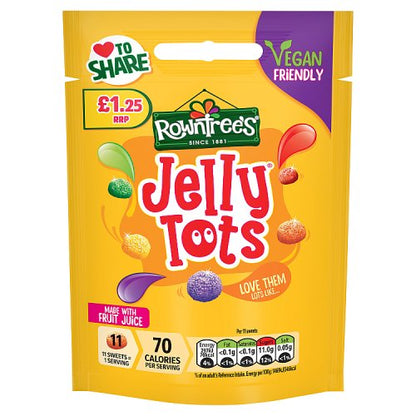 10 x Rowntrees Jellytots Pouch - 120G