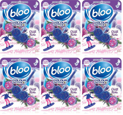 6 x Bloo Colour Active Chill Ride - 50GM