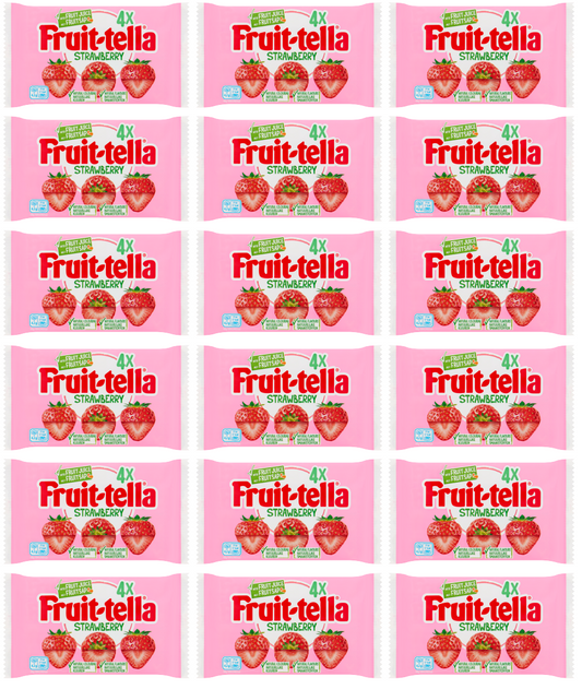 18 x Fruitella Strawberry 4 Pk 164Gm