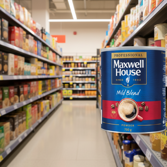 Maxwell House Mild Instant Coffee Tin 750G