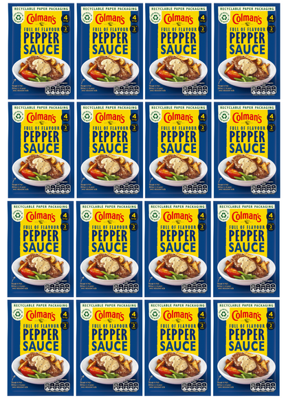16 x Colmans Pepper Sauce 22G