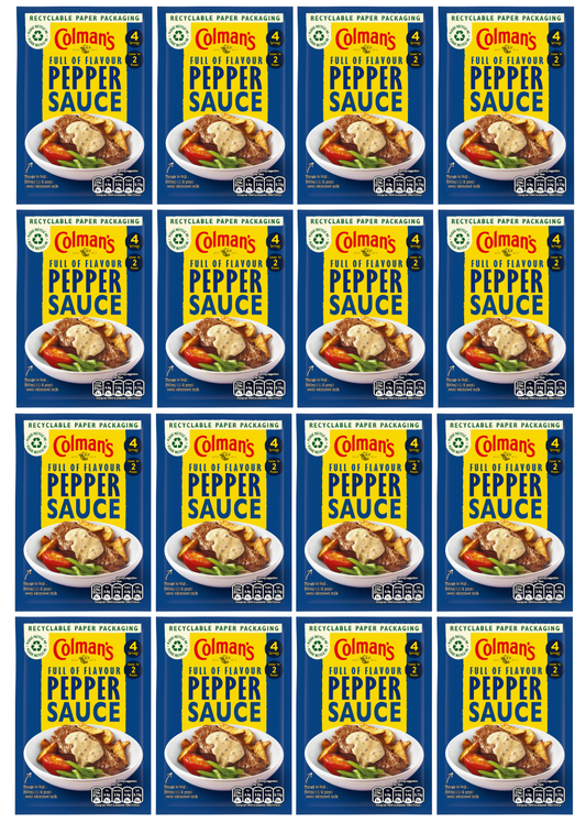 16 x Colmans Pepper Sauce 22G