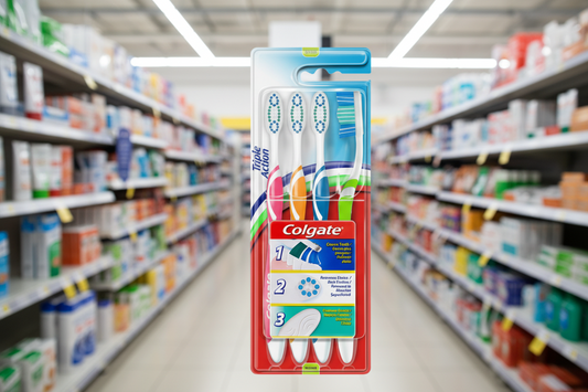 6 x Colgate Toothbrush Triple Action  - 4 PACK