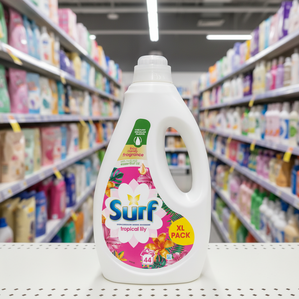 5 X Surf Liquid Tropical 44 Wash 1.188L