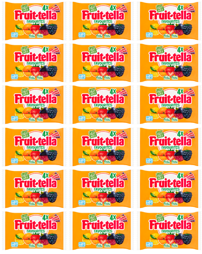 18 x Fruitella Chewy Mix 4Pk 164Gm