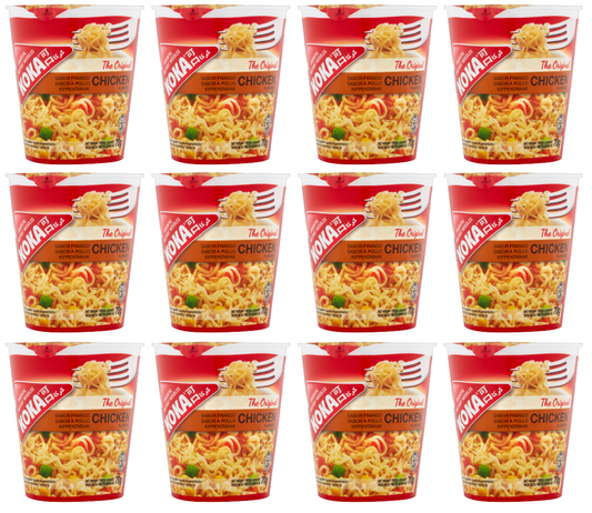 12 x Koka Pot Noodles Chicken 70G