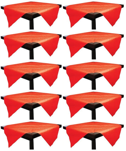10 x Tork Table Cover Red 90Cm
