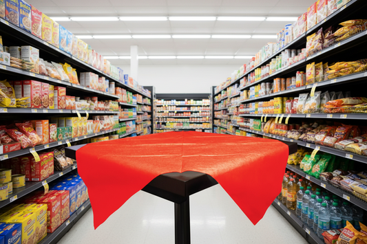10 x Tork Table Cover Red 90Cm