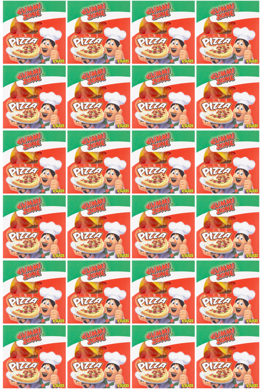 24 x Gummi Zone Pizza 21Gm