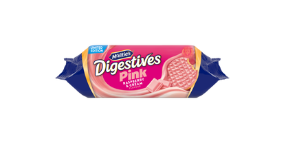12 x Pink Digestives Raspberry & Cream - 232GM