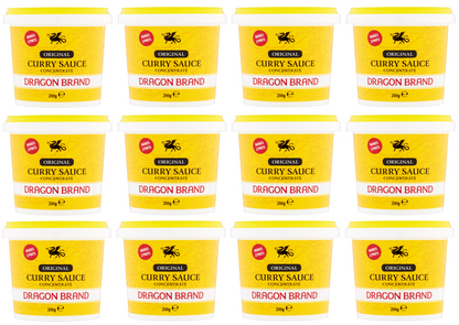 12 x Dragon Brand Original Curry Sauce Concentrate 200Gm