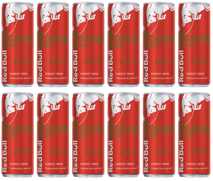 12 x Red Bull Energy Drink Editions Watermelon 250Ml