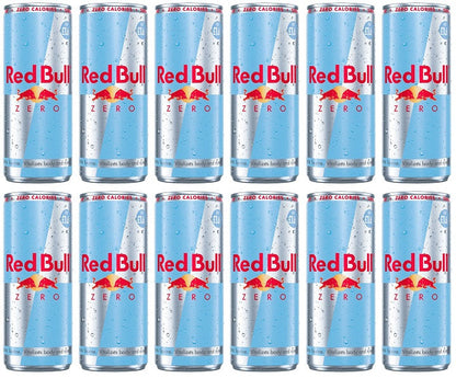 12 x Red Bull Energy Drink Zero - 250ML