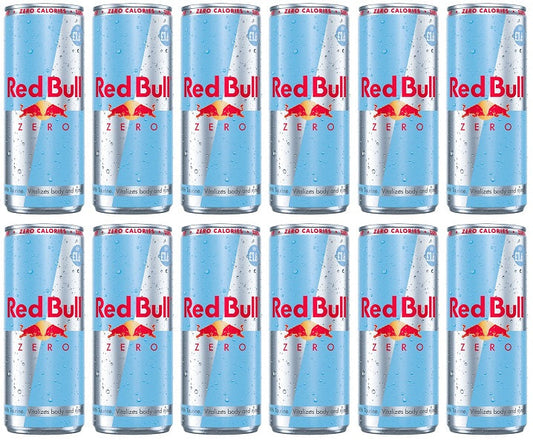 12 x Red Bull Energy Drink Zero - 250ML