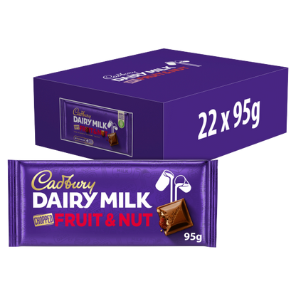 22 x Cadbury Fruit N Nut Bar - 95GM