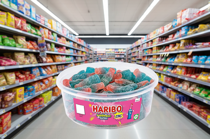 75 x Haribo Bubblegum Bottles Zing - 1