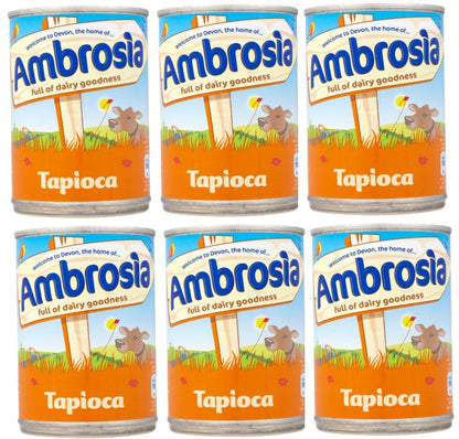 6 x Ambrosia Tapioca 385G