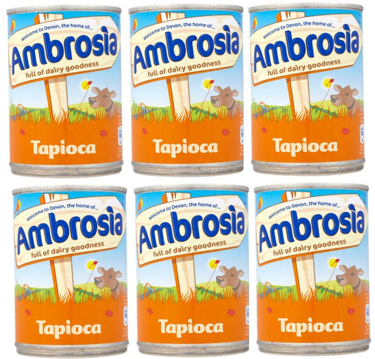 6 x Ambrosia Tapioca 385G