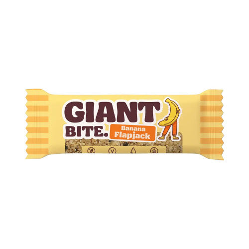 15 x Giant Bar Bite Banana Flapjack - 42g