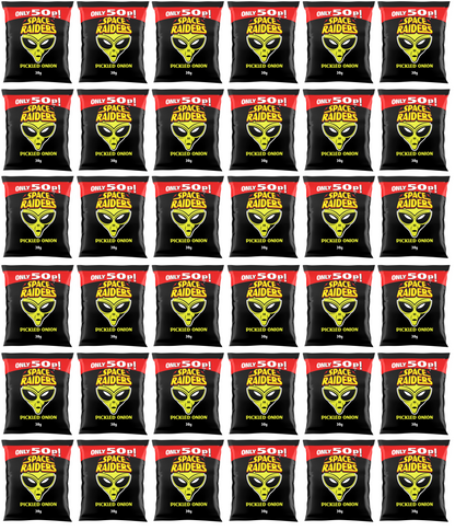 36 x Kp Space Raiders Pickled Onion - 30GM