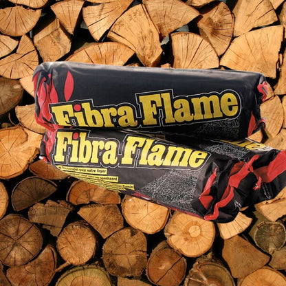 10 x Fibra Flame Premium Fire log