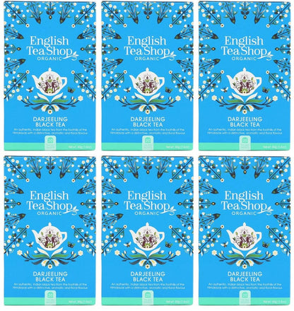 6 x English Tea Shop Darjeeling Black Tea - 20Bags