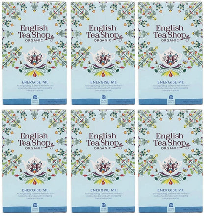 6 x English Tea Shop Energize Me Wellness - 20Bags