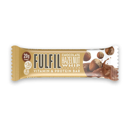 15 x Fulfil Chocolate Hazelnut Whip Flavour Vitamin & Protein Bar 55G
