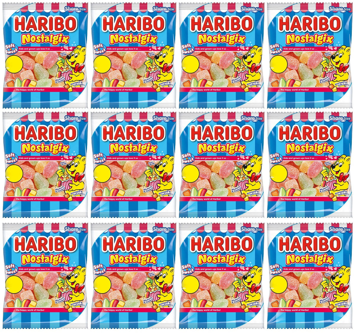 12 x Haribo Nostalgix - 140GM
