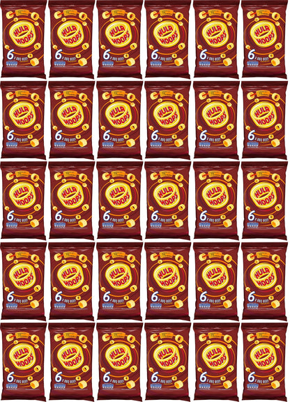 30 x Hula Hoops Bbq Beef 6pk - 6X24GM